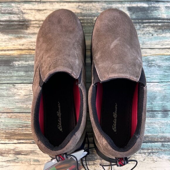 Eddie Bauer Mens Rodgers Loafer Size 10 Brown Suede Slip On Moccasin Casual Shoe main image 5